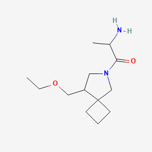 molecular formula C13H24N2O2 B1493131 2-氨基-1-(8-(乙氧甲基)-6-氮杂螺[3.4]辛-6-基)丙酮 CAS No. 2097946-85-3