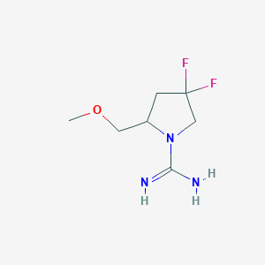 4,4-Difluoro-2-(methoxymethyl)pyrrolidine-1-carboximidamide
