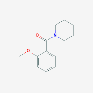 molecular formula C13H17NO2 B14931350 Piperidine, 1-(2-methoxybenzoyl)- CAS No. 61578-10-7