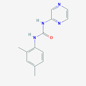 molecular formula C13H14N4O B14931398 1-(2,4-Dimethylphenyl)-3-pyrazin-2-ylurea 