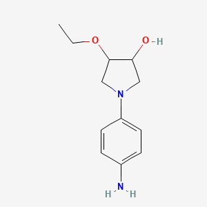 1-(4-Aminophenyl)-4-ethoxypyrrolidin-3-ol