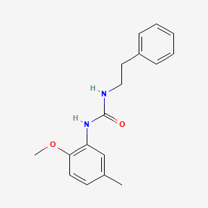 molecular formula C17H20N2O2 B14931578 1-(2-Methoxy-5-methylphenyl)-3-(2-phenylethyl)urea 