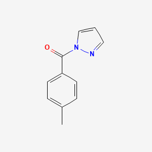 molecular formula C11H10N2O B14931673 (4-methylphenyl)(1H-pyrazol-1-yl)methanone 