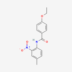 molecular formula C16H16N2O4 B14931695 4-ethoxy-N-(4-methyl-2-nitrophenyl)benzamide 