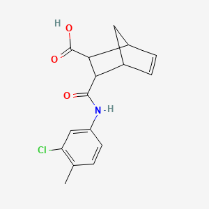 3-[(3-Chloro-4-methylphenyl)carbamoyl]bicyclo[2.2.1]hept-5-ene-2-carboxylic acid