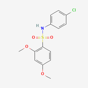 N-(4-chlorophenyl)-2,4-dimethoxybenzenesulfonamide