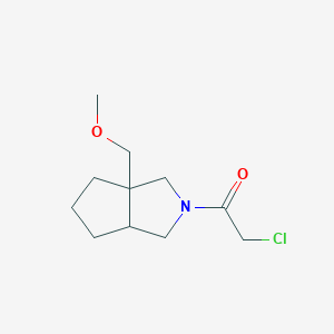 2-chloro-1-(3a-(methoxymethyl)hexahydrocyclopenta[c]pyrrol-2(1H)-yl)ethan-1-one