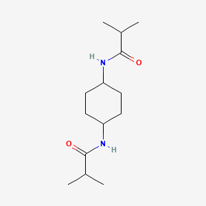 N,N'-cyclohexane-1,4-diylbis(2-methylpropanamide)