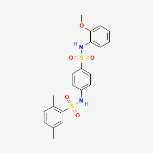 N-{4-[(2-methoxyphenyl)sulfamoyl]phenyl}-2,5-dimethylbenzenesulfonamide