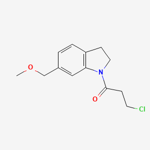 3-Chloro-1-(6-(methoxymethyl)indolin-1-yl)propan-1-one