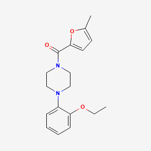 molecular formula C18H22N2O3 B14932001 [4-(2-Ethoxyphenyl)piperazin-1-yl](5-methylfuran-2-yl)methanone 