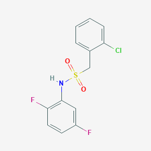 molecular formula C13H10ClF2NO2S B14932007 1-(2-chlorophenyl)-N-(2,5-difluorophenyl)methanesulfonamide 