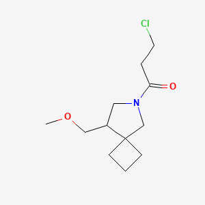 3-Chloro-1-(8-(methoxymethyl)-6-azaspiro[3.4]octan-6-yl)propan-1-one