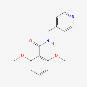 2,6-dimethoxy-N-(pyridin-4-ylmethyl)benzamide