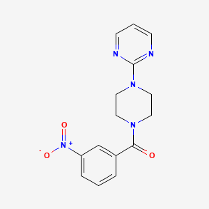 (3-Nitrophenyl)[4-(pyrimidin-2-yl)piperazin-1-yl]methanone