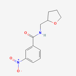 3-nitro-N-(tetrahydrofuran-2-ylmethyl)benzamide