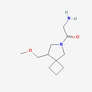 molecular formula C11H20N2O2 B1493227 2-Amino-1-(8-(methoxymethyl)-6-azaspiro[3.4]octan-6-yl)ethan-1-one CAS No. 2091577-64-7