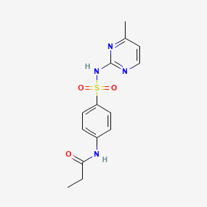 N-{4-[(4-methylpyrimidin-2-yl)sulfamoyl]phenyl}propanamide