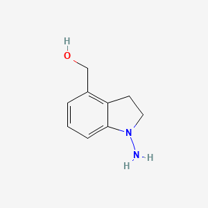 molecular formula C9H12N2O B1493233 (1-Aminoindolin-4-yl)methanol CAS No. 2097984-61-5