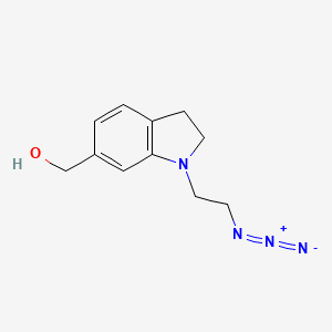 molecular formula C11H14N4O B1493234 (1-(2-Azidoethyl)indolin-6-yl)methanol CAS No. 2098133-48-1