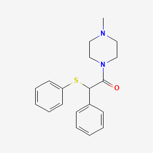 1-(4-Methylpiperazin-1-yl)-2-phenyl-2-(phenylsulfanyl)ethanone