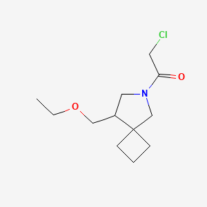 molecular formula C12H20ClNO2 B1493238 2-氯-1-(8-(乙氧甲基)-6-氮杂螺[3.4]辛-6-基)乙酮 CAS No. 2097956-12-0