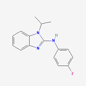 N-(4-fluorophenyl)-1-(propan-2-yl)-1H-benzimidazol-2-amine