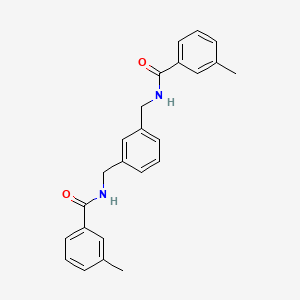 N,N'-(benzene-1,3-diyldimethanediyl)bis(3-methylbenzamide)