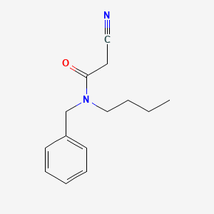 molecular formula C14H18N2O B1493248 N-benzyl-N-butyl-2-cyanoacetamide CAS No. 1627143-25-2