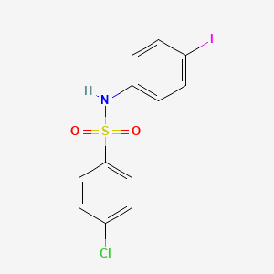 4-chloro-N-(4-iodophenyl)benzenesulfonamide