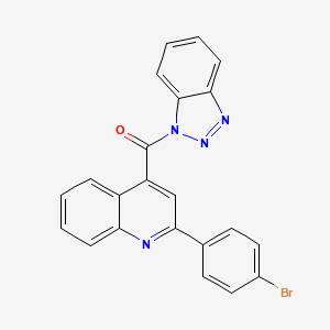 1H-benzotriazol-1-yl[2-(4-bromophenyl)quinolin-4-yl]methanone