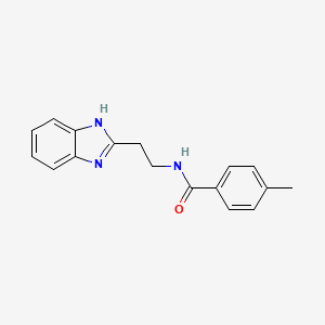 N-[2-(1H-benzimidazol-2-yl)ethyl]-4-methylbenzamide