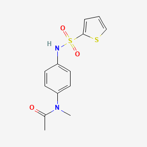 N-methyl-N-{4-[(thiophen-2-ylsulfonyl)amino]phenyl}acetamide