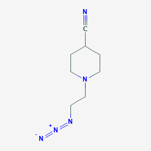 molecular formula C8H13N5 B1493262 1-(2-Azidoethyl)piperidine-4-carbonitrile CAS No. 2098143-04-3