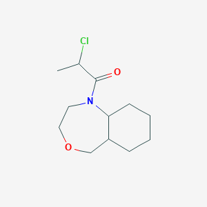 2-chloro-1-(octahydrobenzo[e][1,4]oxazepin-1(5H)-yl)propan-1-one