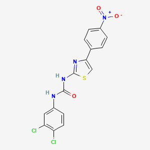 1-(3,4-Dichlorophenyl)-3-[4-(4-nitrophenyl)-1,3-thiazol-2-yl]urea