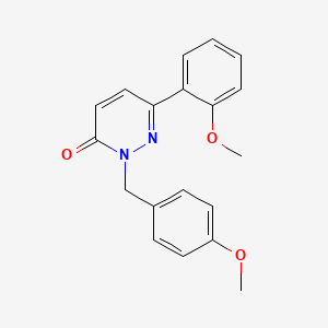 2-(4-methoxybenzyl)-6-(2-methoxyphenyl)pyridazin-3(2H)-one