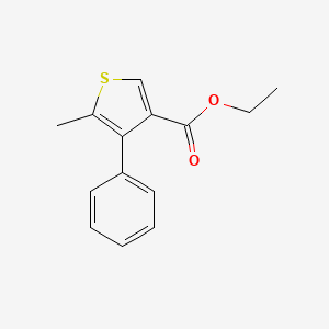 molecular formula C14H14O2S B14932761 Ethyl 5-methyl-4-phenylthiophene-3-carboxylate 