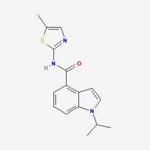 N-(5-methyl-1,3-thiazol-2-yl)-1-(propan-2-yl)-1H-indole-4-carboxamide