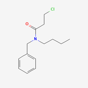 molecular formula C14H20ClNO B1493280 N-benzyl-N-butyl-3-chloropropanamide CAS No. 1211476-50-4