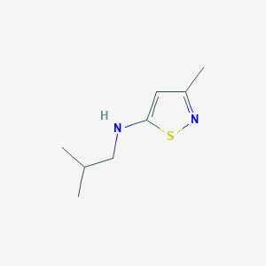 3-methyl-N-(2-methylpropyl)-1,2-thiazol-5-amine