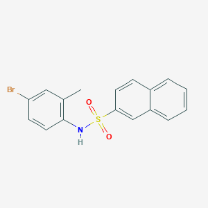 N-(4-bromo-2-methylphenyl)naphthalene-2-sulfonamide