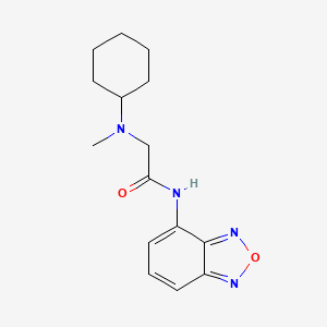 N-2,1,3-benzoxadiazol-4-yl-N~2~-cyclohexyl-N~2~-methylglycinamide