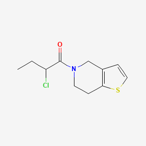 molecular formula C11H14ClNOS B1493289 2-chloro-1-(6,7-dihydrothieno[3,2-c]pyridin-5(4H)-yl)butan-1-one CAS No. 2092464-05-4