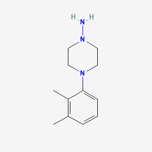 molecular formula C12H19N3 B1493292 4-(2,3-Dimethylphenyl)piperazin-1-amine CAS No. 2098002-26-5