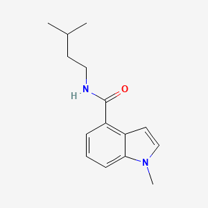 1-methyl-N-(3-methylbutyl)-1H-indole-4-carboxamide