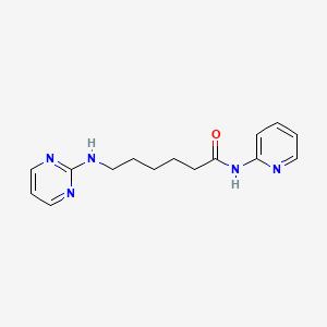 N-(pyridin-2-yl)-6-(pyrimidin-2-ylamino)hexanamide