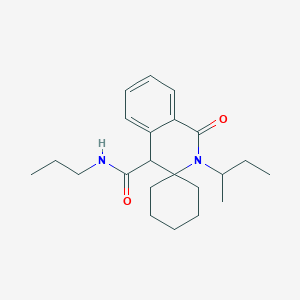 2'-(butan-2-yl)-1'-oxo-N-propyl-1',4'-dihydro-2'H-spiro[cyclohexane-1,3'-isoquinoline]-4'-carboxamide