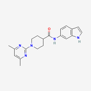 1-(4,6-dimethylpyrimidin-2-yl)-N-(1H-indol-6-yl)piperidine-4-carboxamide