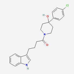 1-[4-(4-chlorophenyl)-4-hydroxypiperidin-1-yl]-4-(1H-indol-3-yl)butan-1-one